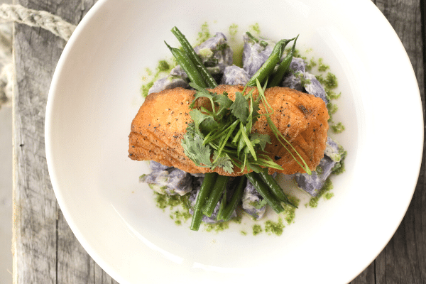 what to serve with pan seared salmon?