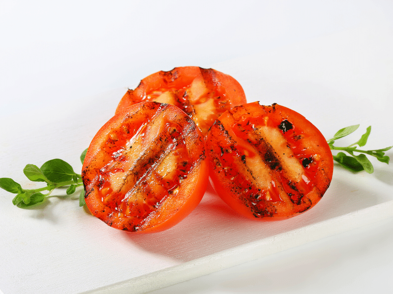 what to serve with steak? grilled tomatoes
