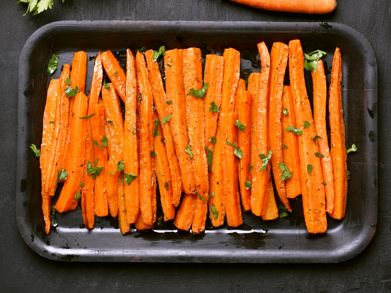 what to serve with steak? roasted carrot