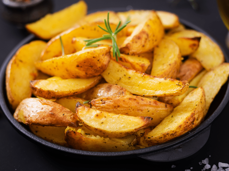 what to serve with steak? baked potato wedges